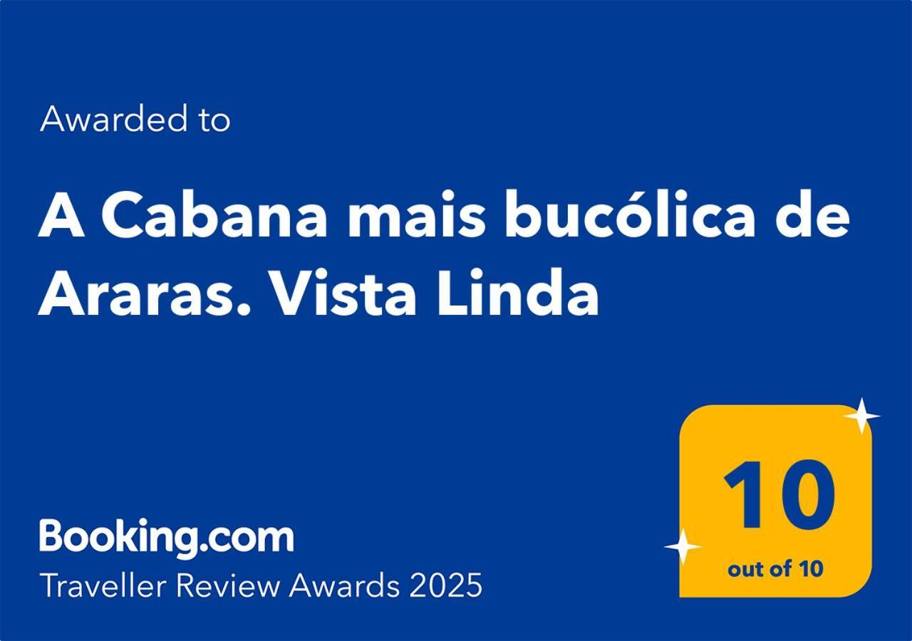 O Chale Mais Bucolico De Araras. Vista Linda Luaran gambar